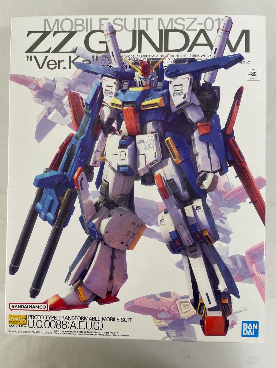 未開封 1|100 MG MSZ-010 ダブルゼータガンダム Ver.Ka 機動戦士ガンダムZZ