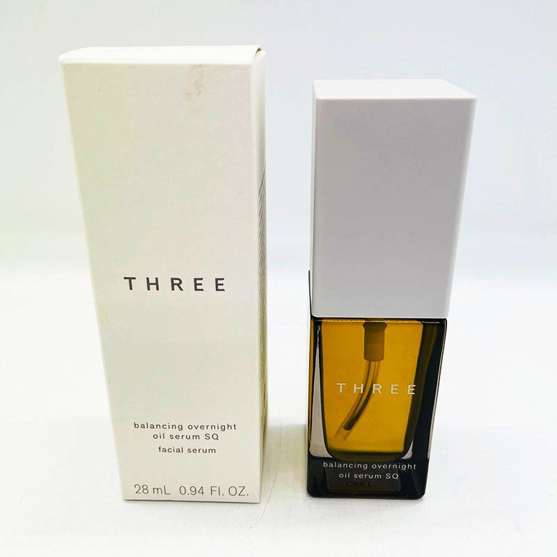 THREE バランシングSQオイルR 美容液 30ml THREE バランシング オーバーナイト オイルセラム SQ | 美容液