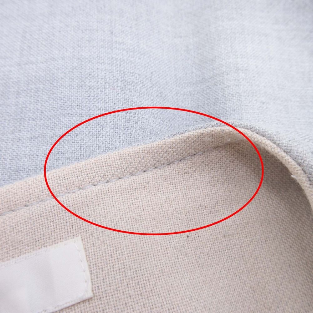 ノーカラー コート