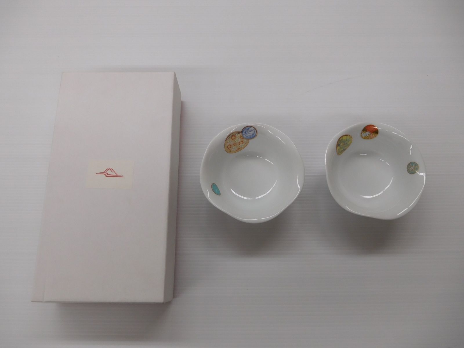 深川製磁 寿赤絵 深川製磁 寿赤絵 取皿揃 【器道楽】