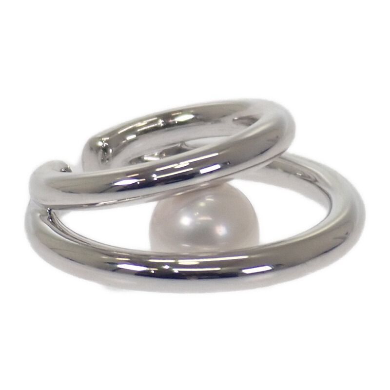 状態良好 MIKIMOTO イヤーカフ 片耳 1粒パール シルバー925 アコヤ真珠 レディース