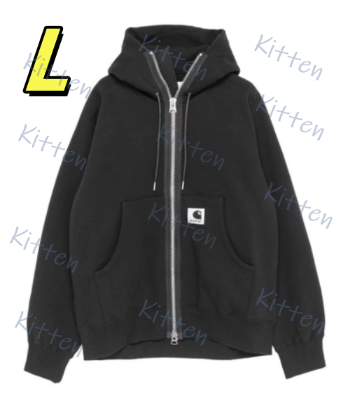 Carhartt x sacai Hoodie "Black" サイズ 3