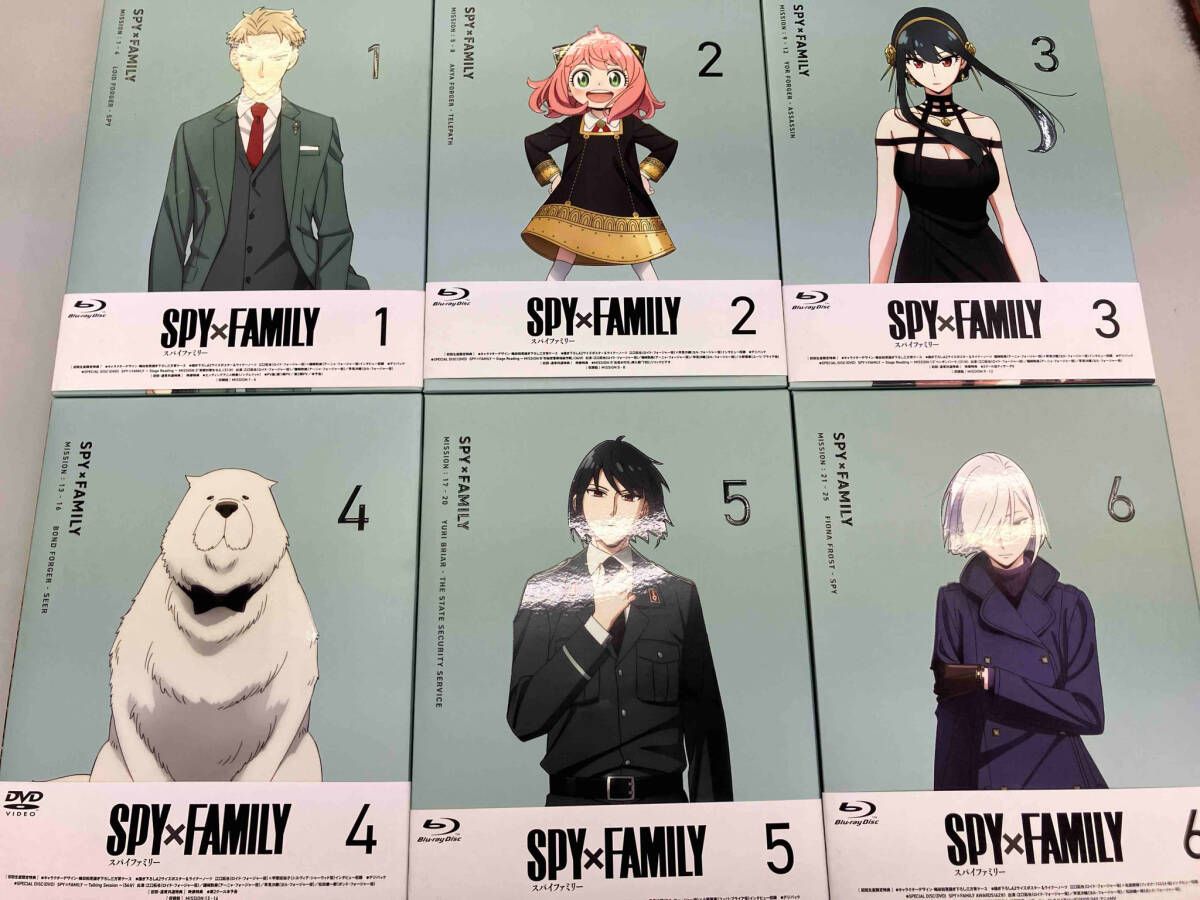 SPY×FAMILY スパイファミリー　初回全6巻セット DVD SPY×FAMILY Vol.6 初回生産限定版 DVD(DVD Vol.6): Blu-ray・DVD・CD