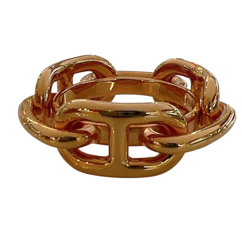 エルメス HERMES ルカデ スカーフリング ピンクゴールド メタル  