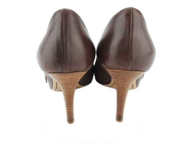 ルイ ヴィトン パンプス シューズ 靴 レディース #34ハーフ ブラウン
