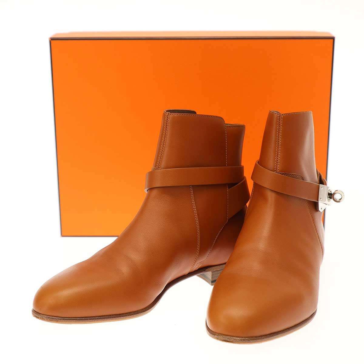 HERMES エルメス ケリー ショートブーツ ネオ AF202255Z 2111 ブラウン 
