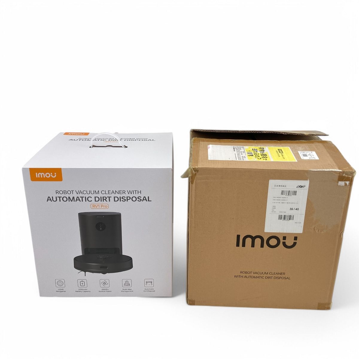 Imou RV-L21-A ロボット掃除機 自動ゴミ収集 お掃除ロボット 家電 Z9821278