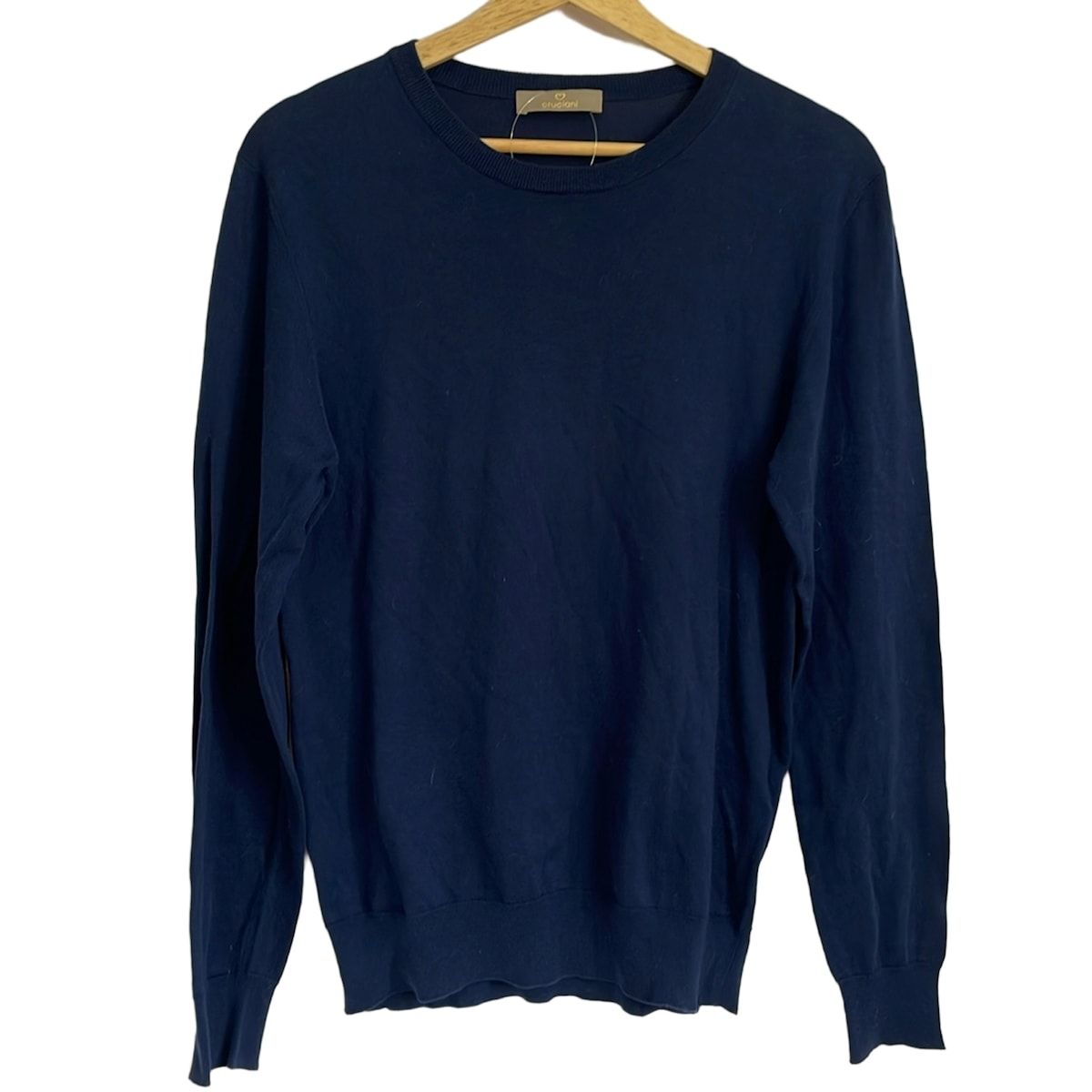 Cruciani クルチアーニ ウールカーディガン ネイビー 50 Cruciani 
