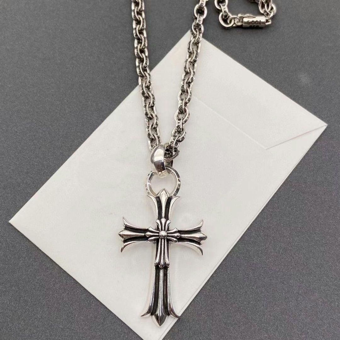 ✨新品✨Chrome hearts クロムハーツ クラシックダブルクロス ネックレス@July jewelry