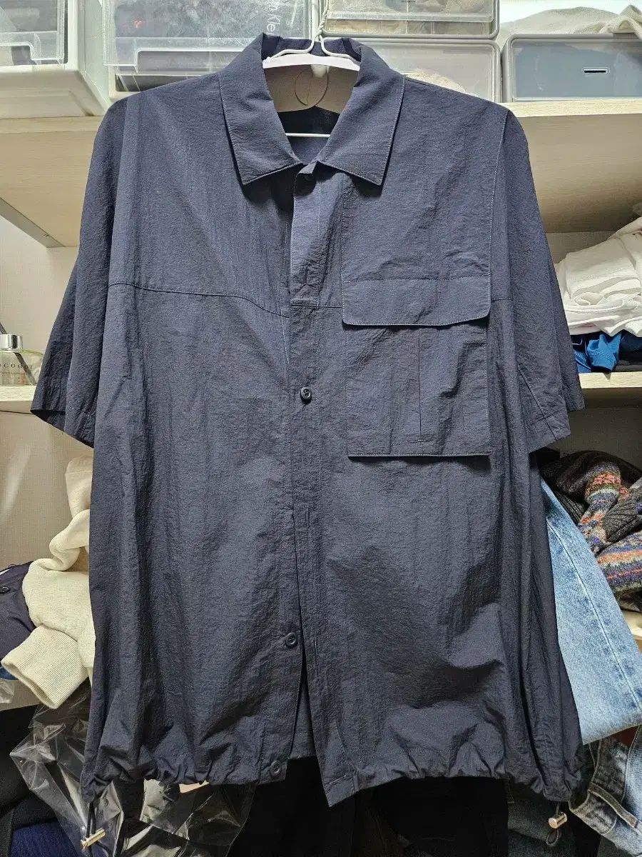 dkny 半袖 シャーリング シャツ L サイズ