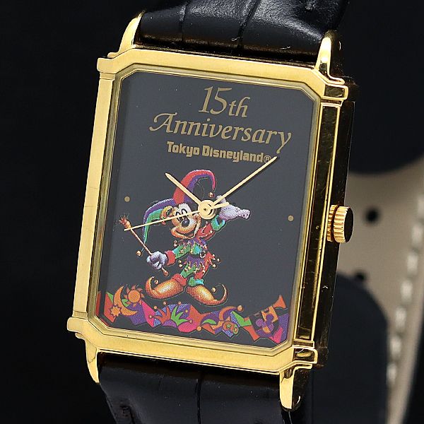 稼働 東京ディズニーランド15周年記念 V821-5000 QZ ミッキー