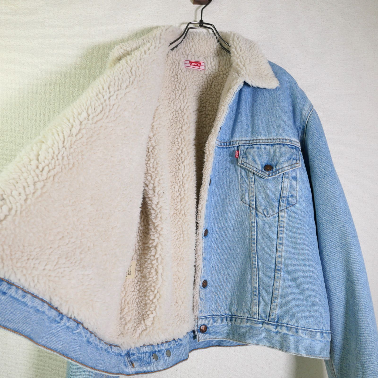 USA製 70's Levi's 70605 DENIM BOA JACKET‐40 常田大希着用同型MODEL 