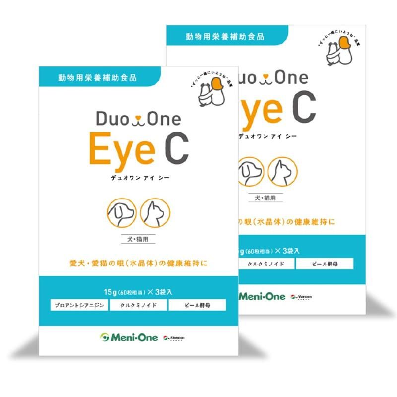メニワン 2個セット Duo One Eye C デュオワンアイシー 犬猫用 180粒 60粒×3袋