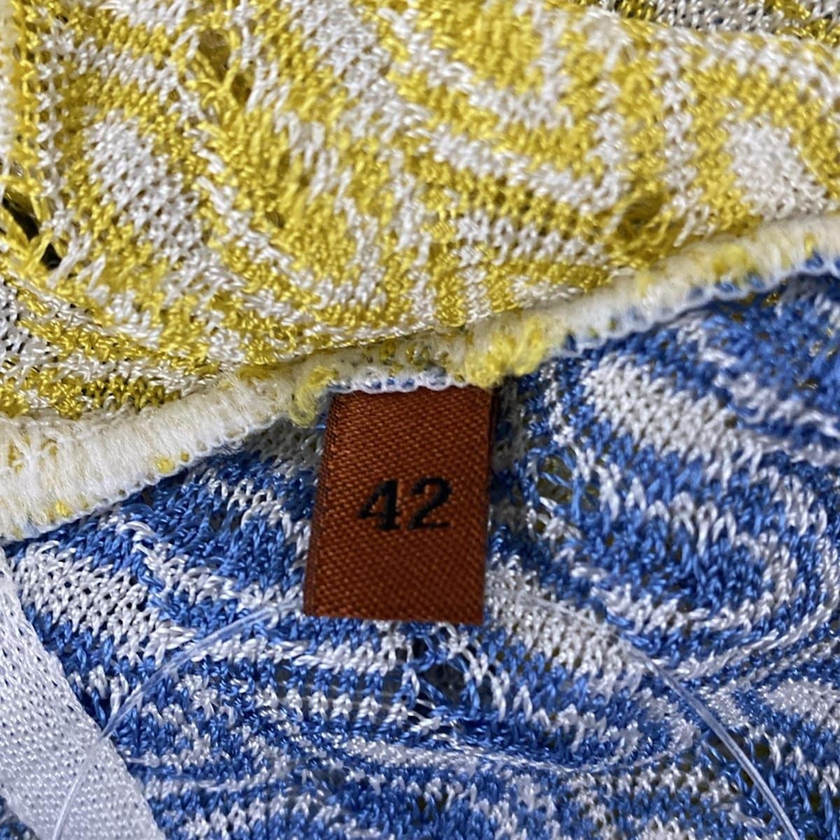 MISSONI(ミッソーニ) ワンピース サイズ42 M レディース美品 - ブルー