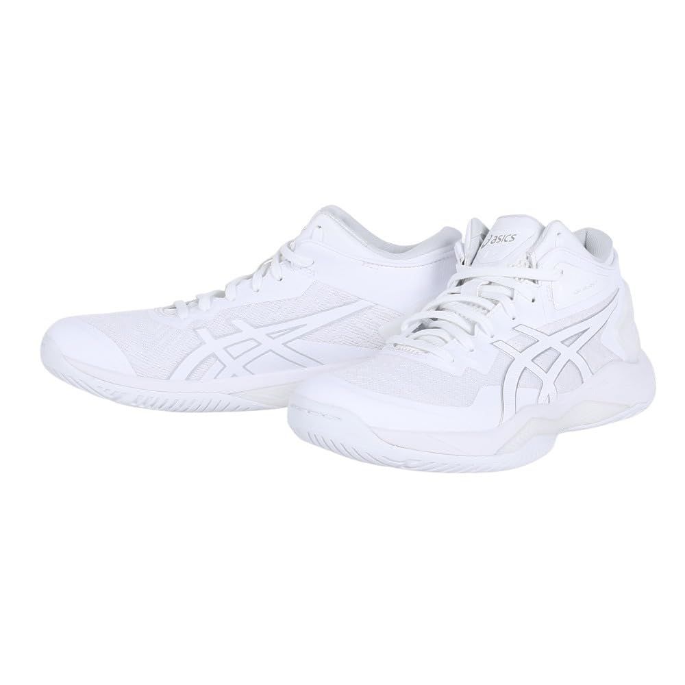 アシックス バスケットボールシューズ GELBURST 27 ユニセックス大人 100 ホワイト ピュアシルバー 28.5 cm 2E