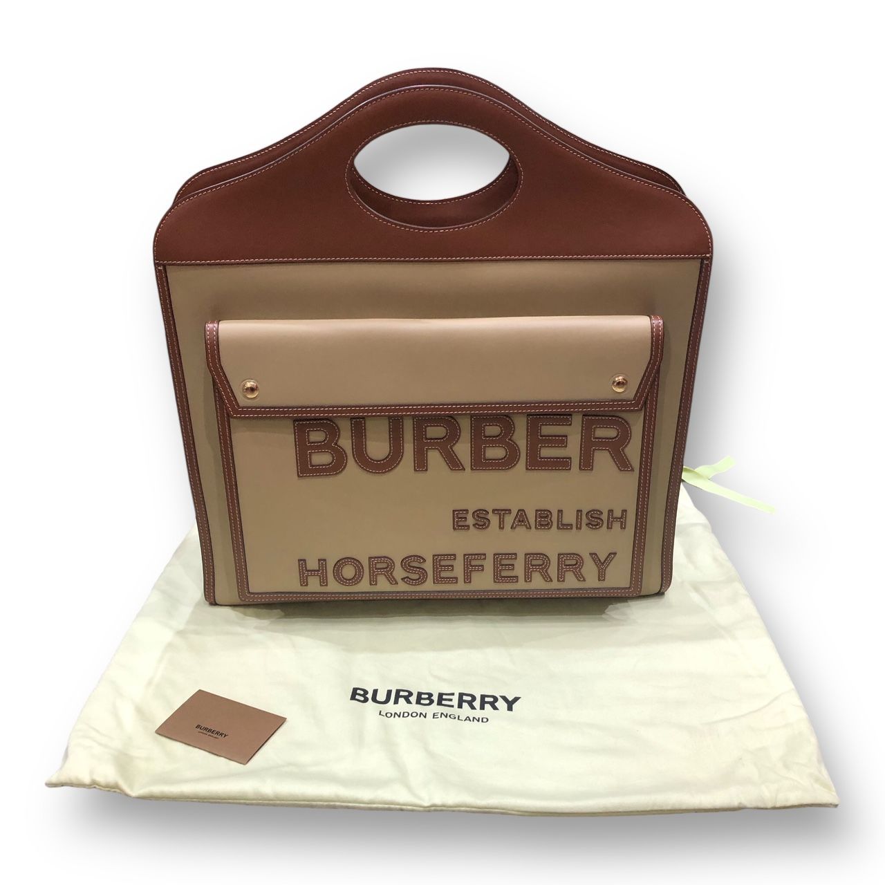 売り販促品 BURBERRY バーバリー ラージサイズ ショルダーバッグ