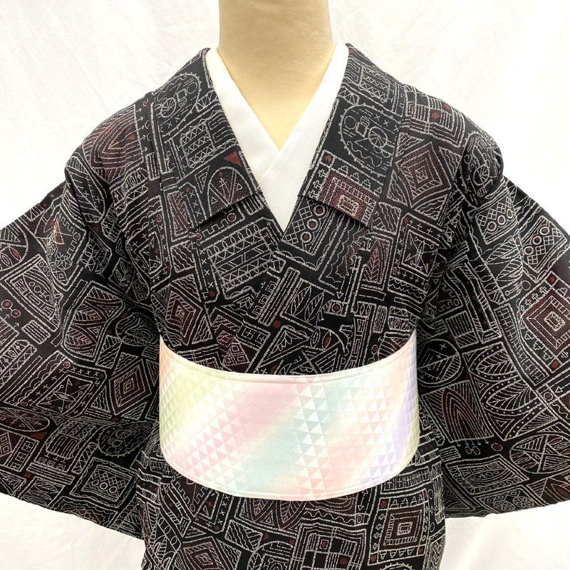 夏着物 ポリエステル 洗える夏着物 洗える夏着物 誂え