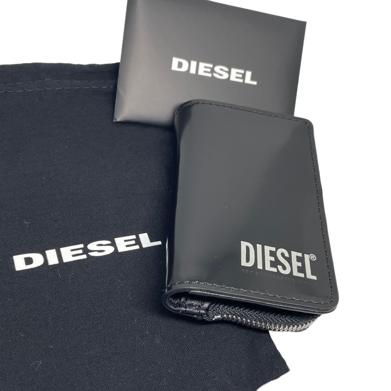 新品未使用】ディーゼル キーケース X08194 PS679 T8013 BLACK DIESEL