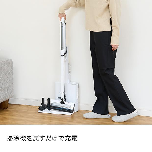 Shark シャーク 掃除機 自動ゴミ収集ドック付き スティッククリーナー CS150JAE プレシジョンダスターセット SKLAD-KIRPICHA_RU