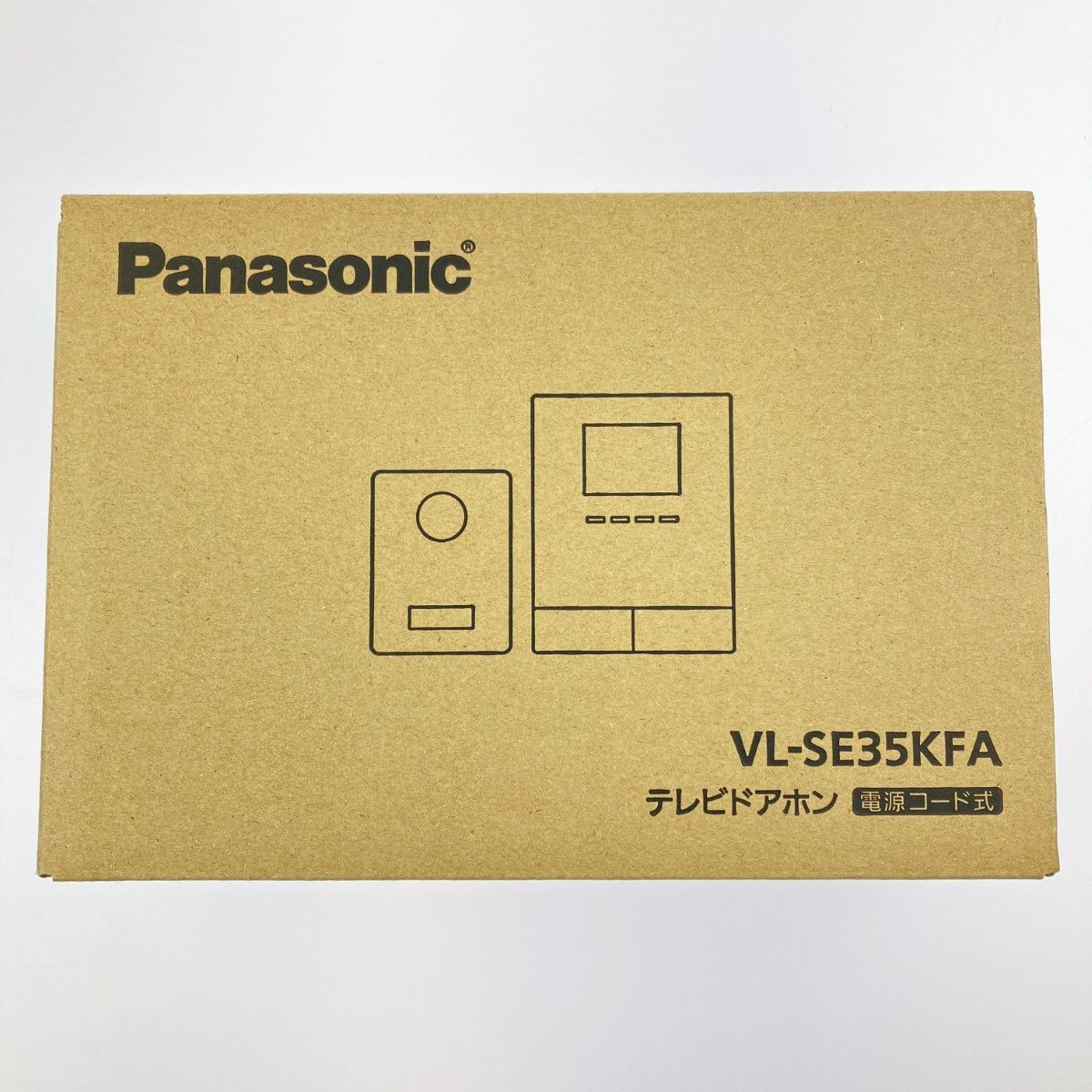 ▽▽Panasonic パナソニック テレビドアホン 電源コード式 VL-SE35KFA 開封