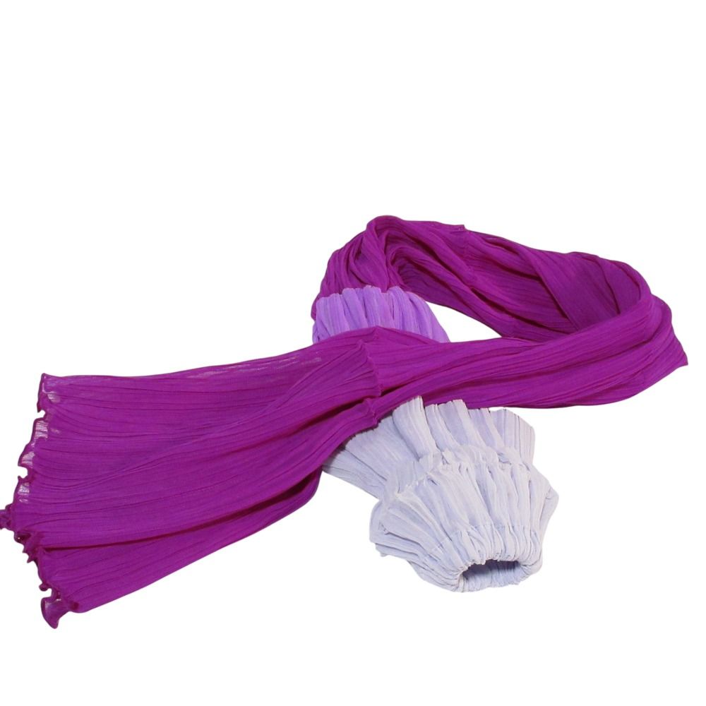 プリーツプリーズ　ストール　紫　美品 美品 PLEATS PLEASE ISSEY MIYAKE プリーツプリーズ イッセイ