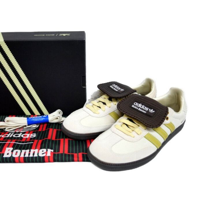 adidas Originals×WALES BONNER アディダス ウェールズボナー 23SS WB SAMBA NUBUCK サンバ ヌバックレザー ID0217 ECRU TINT YELLOW BROWN エクリュ イエロー ブラウン US9 27
