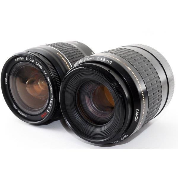 キヤノン Canon EOS Kiss X2 ダブルレンズセット ブラック 美品 キヤノン Canon EOS Kiss X2 ダブルレンズセット ブラック 美品
