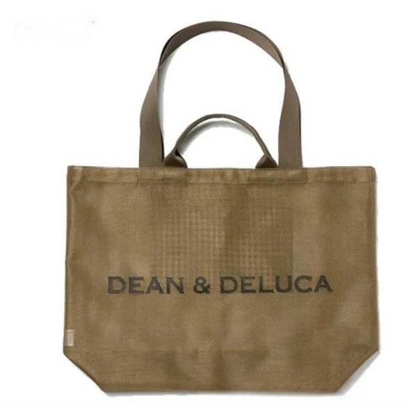 DEAN & DELUCA メッシュトートバッグ ゴールド　Lサイズ DEAN&DELUCA ディーンアンドデルーカ メッシュトートバッグ