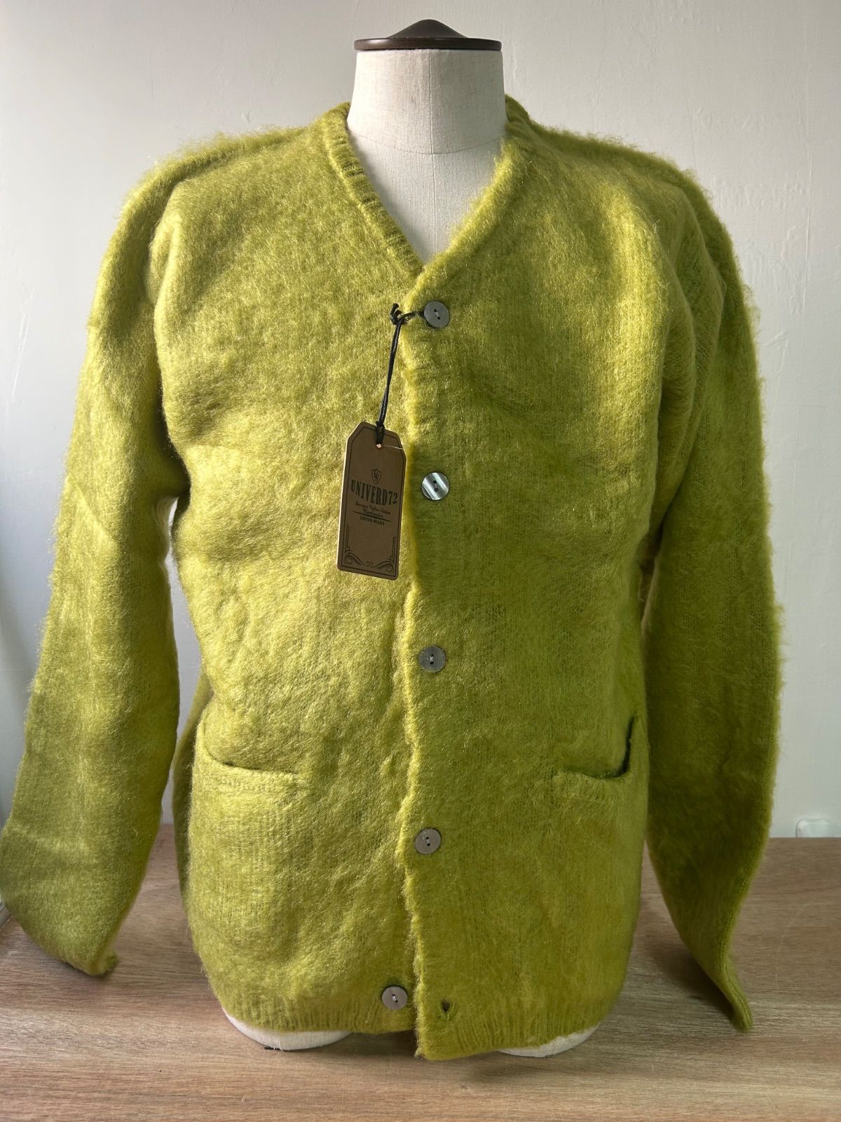 HOUSTON モヘアタッチカーディガン UNIVERD72 MOHAIR TOUCH CARDIGAN 