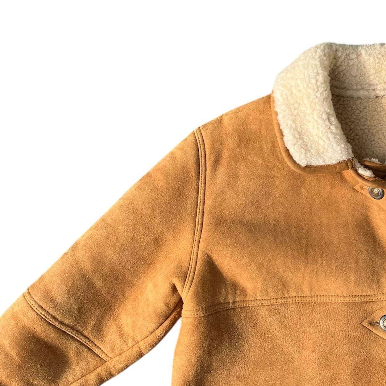 本場アメリカ製★古着 wilson★リアルムートンランチコート フェイクムートンランチコート（ムートンコート）｜Rocky Monroe