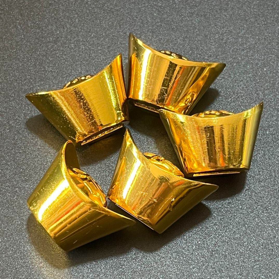 福禄寿喜財 金錠 銅製品 五福元宝 装飾品 工芸品 置物 - メルカリ