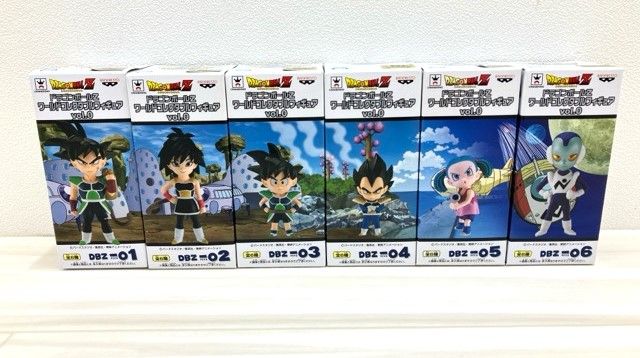 ドラゴンボールZ ワールドコレクタブルフィギュア vol.0 6種 セット コンプ 未開封【G1428-007】106 ドラゴンボールZ ワールドコレクタブルフィギュア vol.0 6種