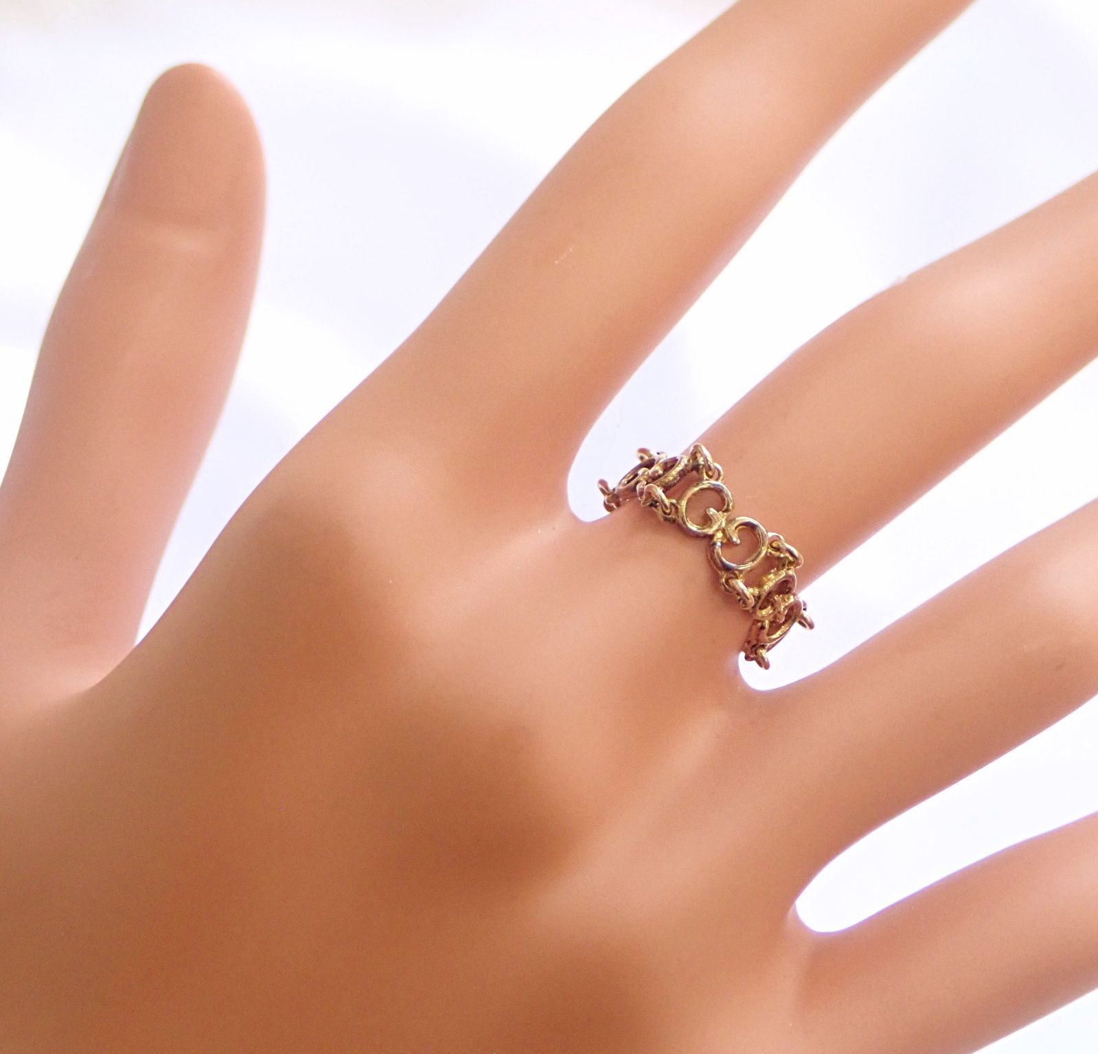 ◎GUCCI/グッチ GGロゴ チェーンリング - メルカリ