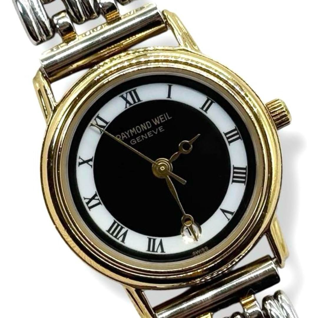 電池 稼働 レイモンドウィル 腕時計 ジュネーブ クォーツ デイト 4147