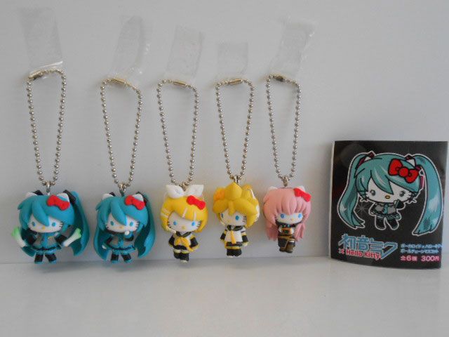 ♯Iym27HZ 初音ミク ボーカロイド × Kitty マスコット S入 5種