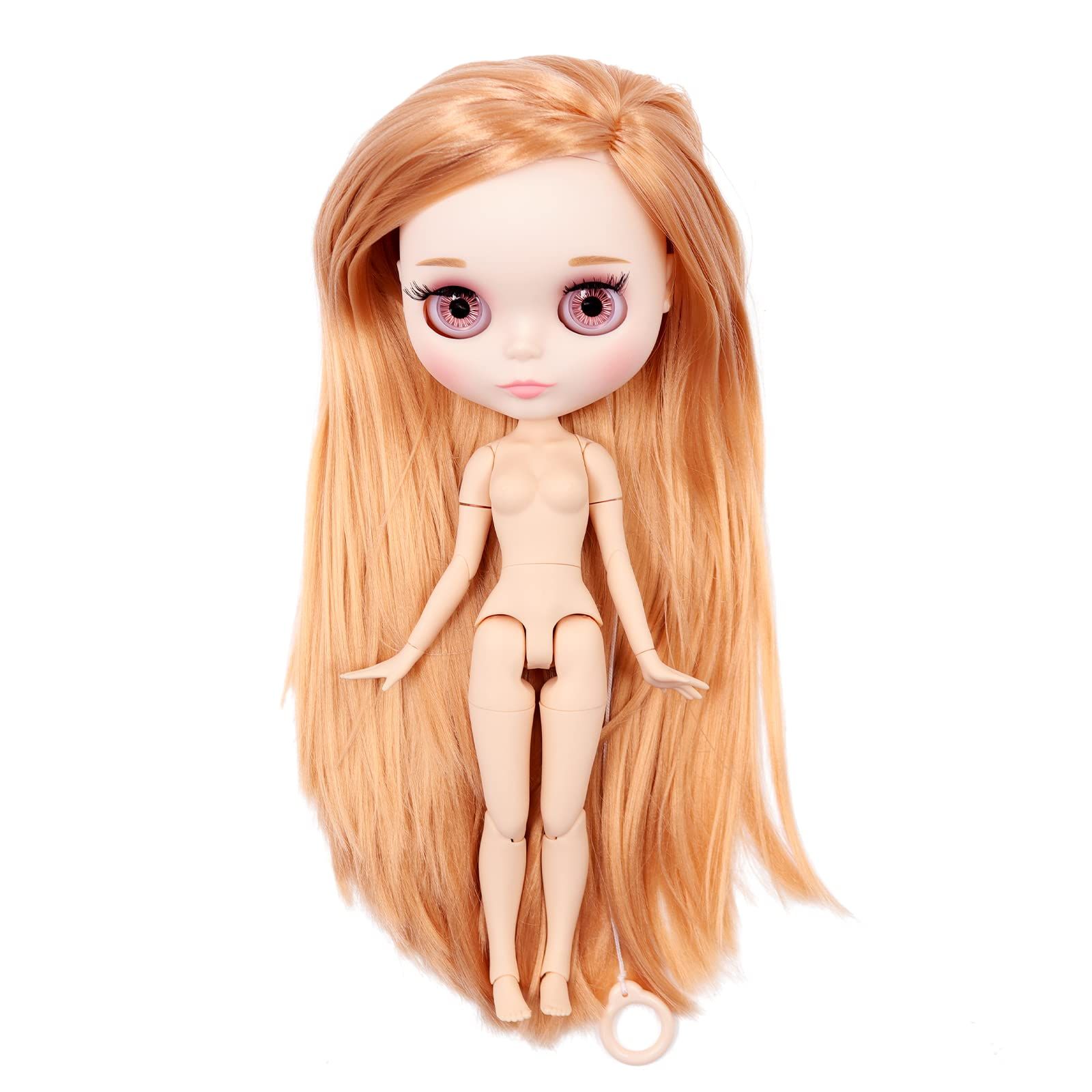 カスタムアイシードール　淡オレンジ ブライスドール オレンジ色の瞳のドール アイシードールをお迎えしま