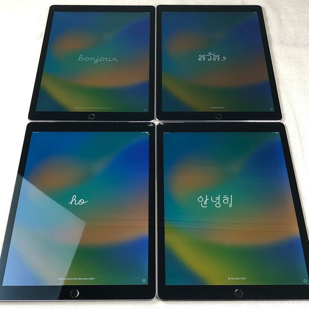 Apple - ◆ジャンク品・本体のみ◆【4点セット】Apple iPad Pro 第1世代 12.9インチ Wi-Fi+Cellular 256GB（A1652）【割れ・不具合あり】/TL-JUNK-250010 ◇ジャンク品・本体のみ◇【4点セット】Apple iPad Pro 第1世代 12.9