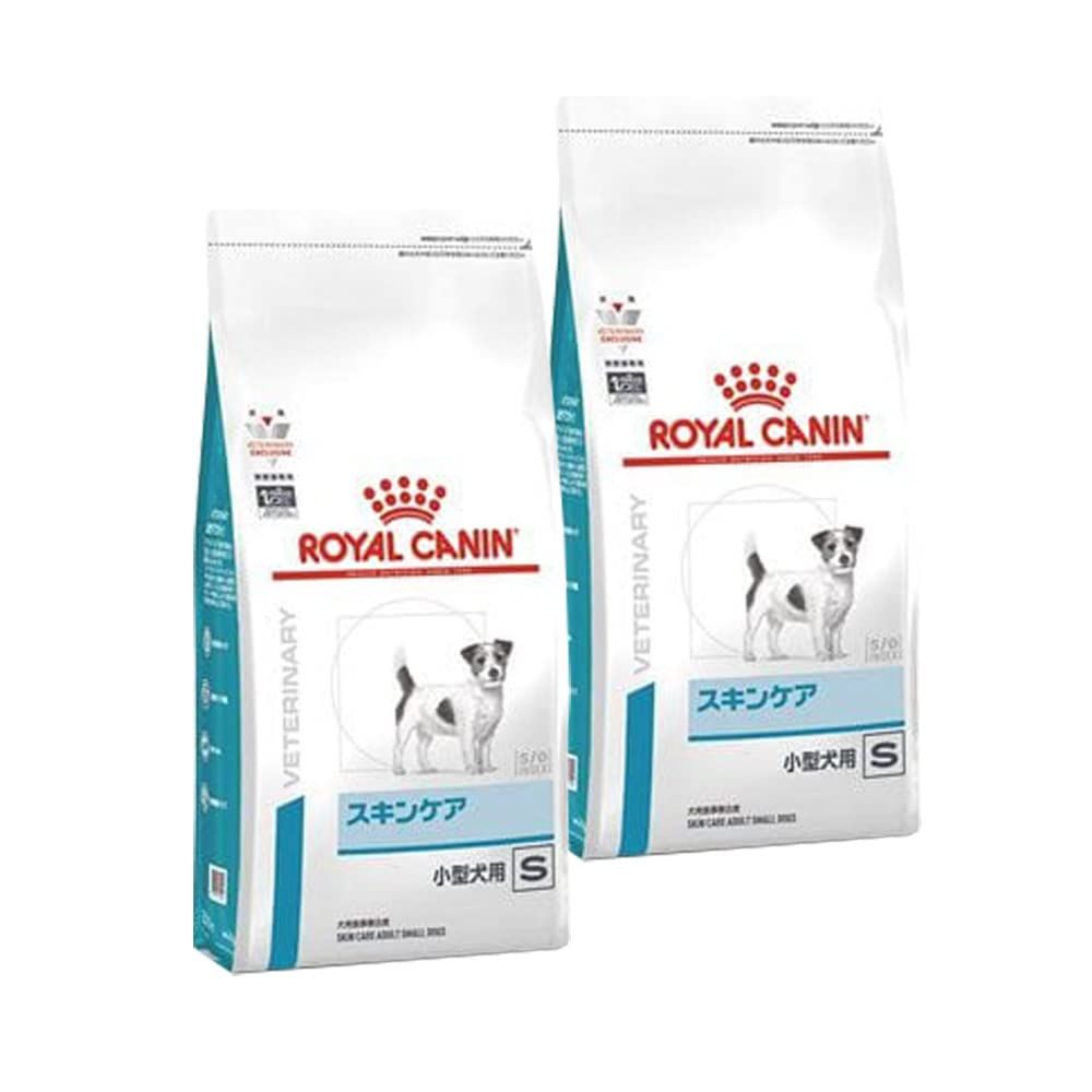 【2袋セット】ロイヤルカナン 食事療法食 犬用 スキンケア 小型犬用S 1kg(旧 ベッツプラン 犬用 スキンケアプラス 成犬用)