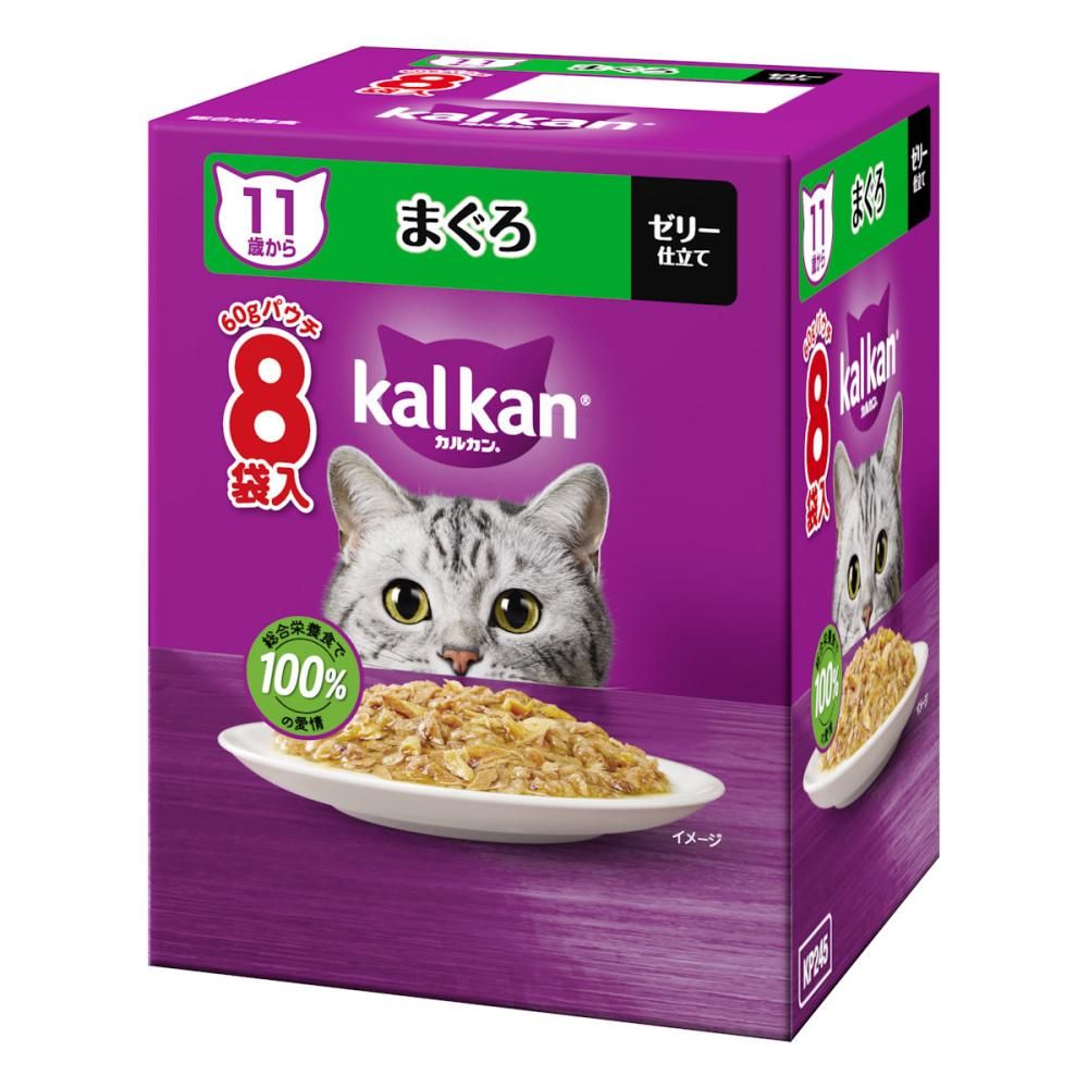 同梱不可 20個セット マースジャパンリミテッド カルカンパウチ 11歳から まぐろ 60g×8