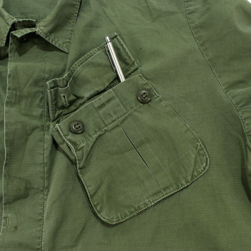 60s USA製 vintage U.S.ARMY ジャングルファティーグ リップストップ