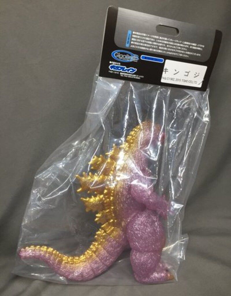 ギガブレイン キンゴジ クリアパープルラメ成型/金塗装