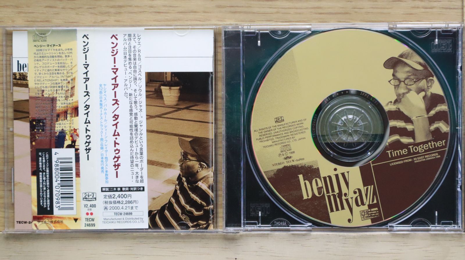 国内盤CD☆ベンジー・マイヤーズ/Benjy Myaz□ タイム