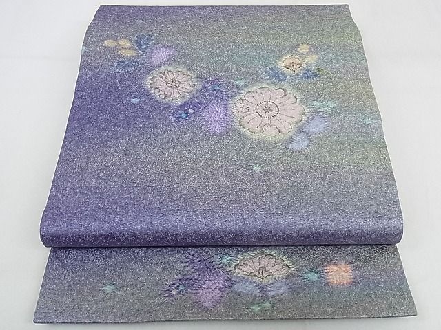 平和屋本店■極上　久保田一竹　幻の辻が花　太鼓柄袋帯　絞り　暈し染め　金通し地　共箱付き　正絹　逸品　KAAA1142kk4 平和屋本店□極上 久保田一竹 幻の辻が花 太鼓柄袋帯 絞り 暈し染め 金