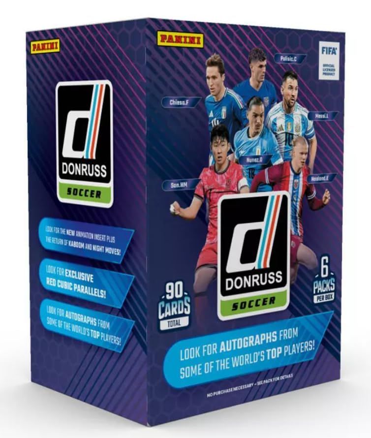 2025-2025 Panini Donruss サッカーブラスターボックス - サッカーカード15枚入り6パック