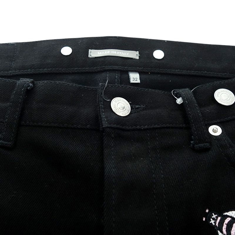 【極美品】Dior × KAWS Bee刺繍デニムパンツ 19SS 30サイズ 極美品】Dior × KAWS Bee刺繍デニムパンツ 19SS 30サイズ