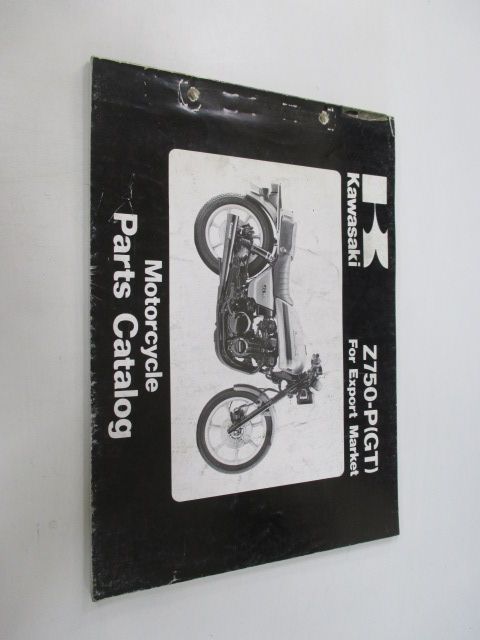 Z750-P(GT) パーツリスト 英語版 カワサキ 正規 バイク 整備書 Z750GT