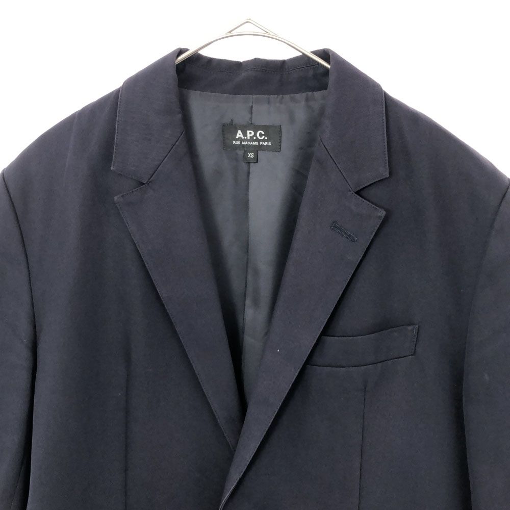 アーペーセー テーラードジャケット XS ネイビー A.P.C. メンズ