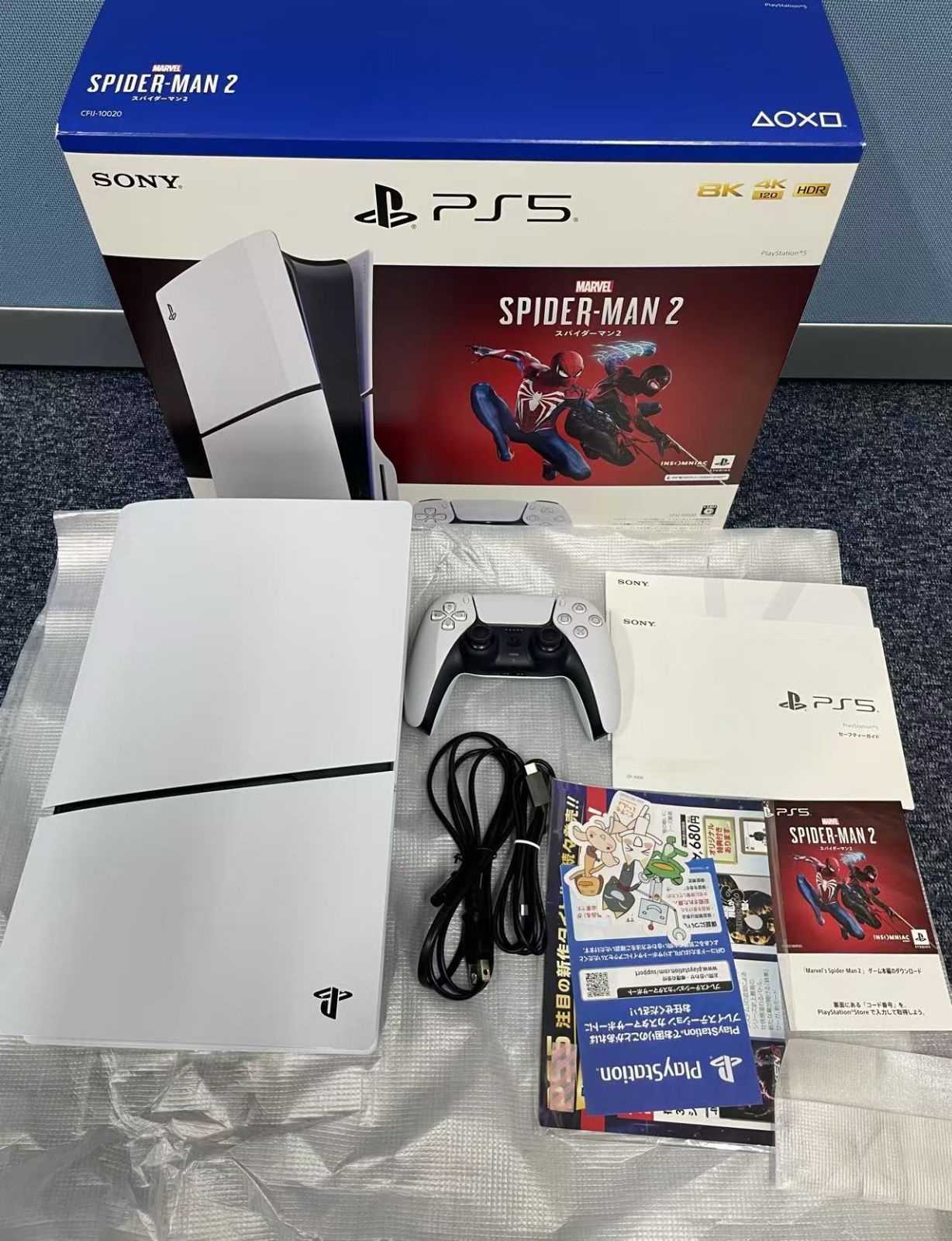 ps5 新品未使用　PlayStation5 cfij-10020 SONY PlayStation5 PS5 Marvel's Spider-Man 2 Bundled Version