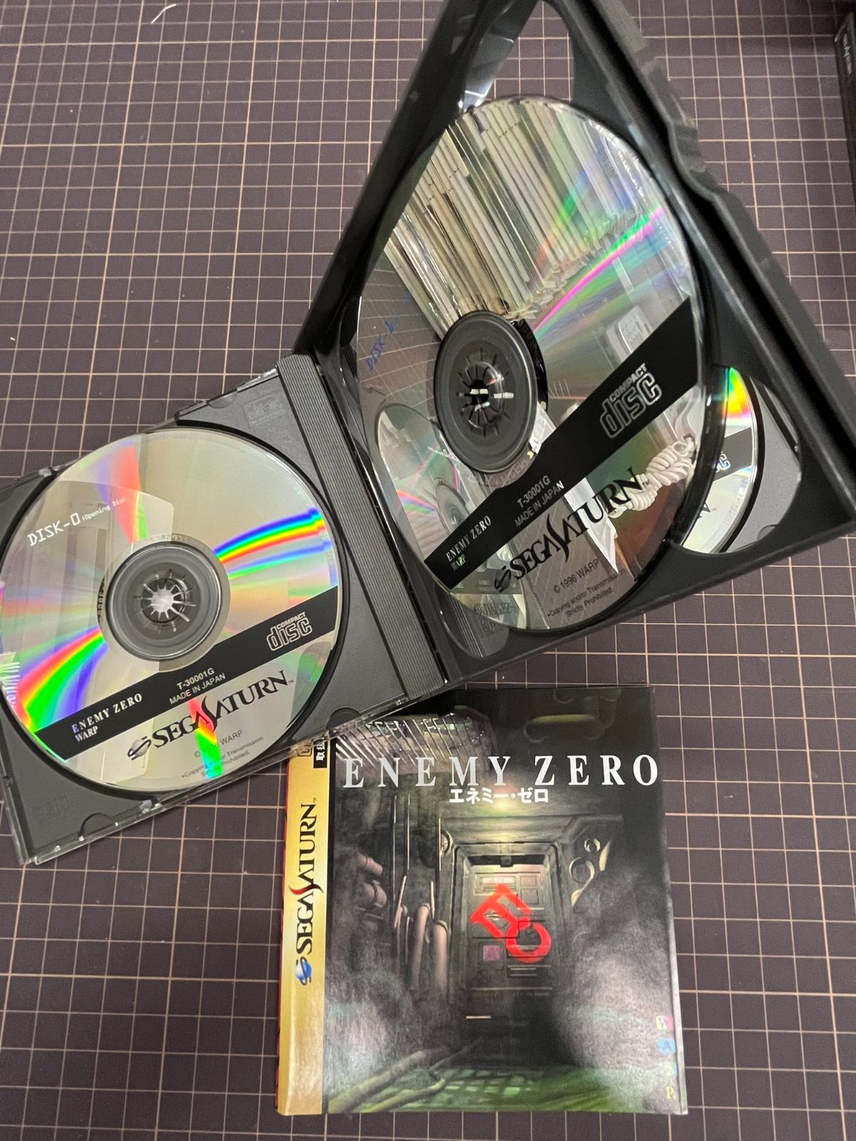 SEGA SATURN セガサターンソフト エネミーゼロ ディスク4枚