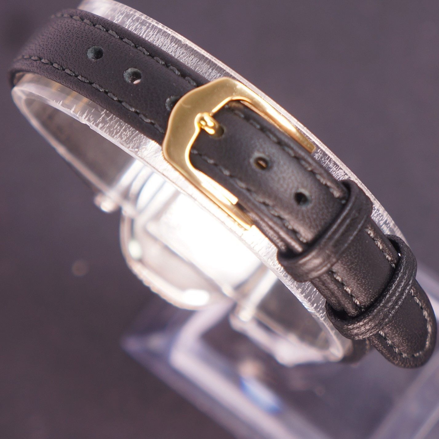 【稼働極美品】SEIKOエクセリーヌ アンティーク電池交換済　新品革ベルト SEIKO - 【稼働品】セイコー エクセリーヌ アンティーク SGP30